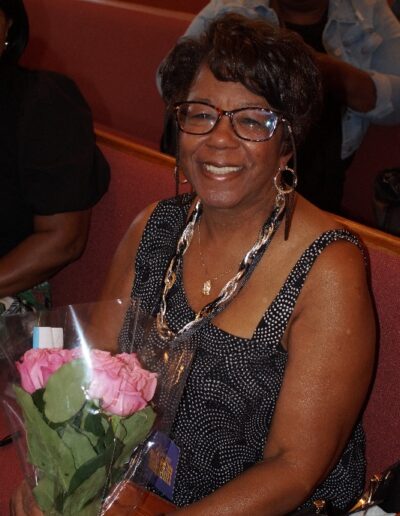 woman with flower bouquet